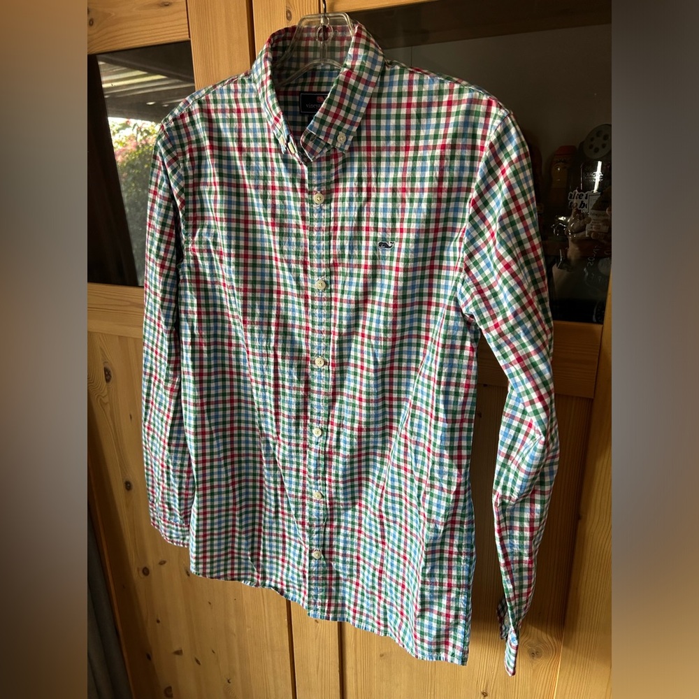 Vineyard Vines Boys Button Down Kids Size XL Shirt